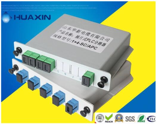 Module Type Fiber Optical PLC Splitter Lgx Box Sc Adapter